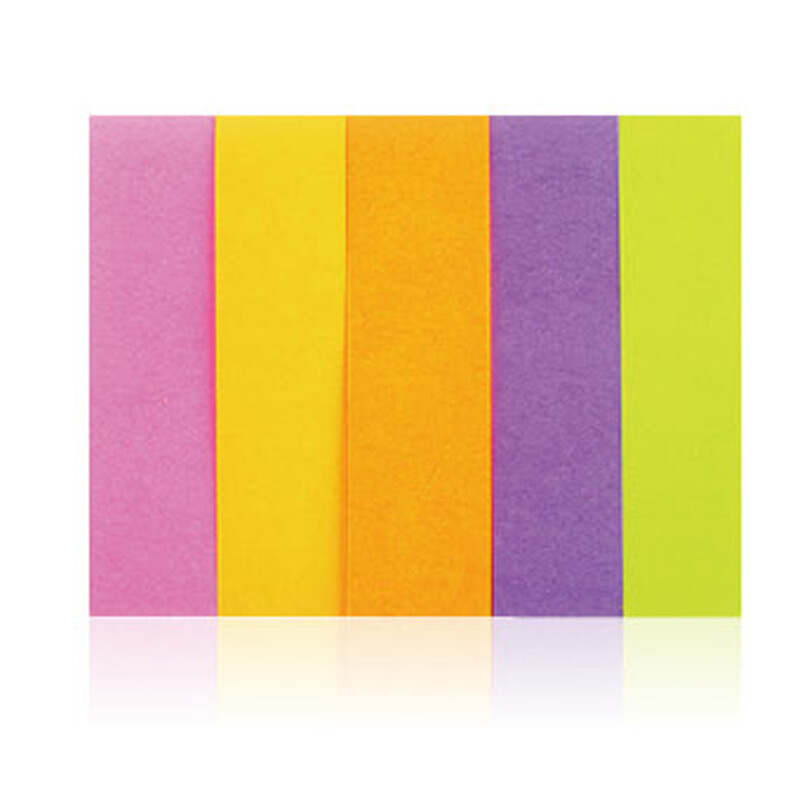 3M（Post-it） 670-5AN 熒光指示標(biāo)簽/報(bào)事貼/分頁標(biāo)簽 13×51mm 100張*5色/包_http://lucerna.cn/img/images/C201902/1551164102250.jpg