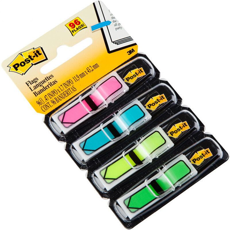 3M（Post-it） 684-ARR4 箭頭指示標(biāo)簽/報(bào)事貼 24片*4色/包_http://lucerna.cn/img/images/C201902/1551164402002.jpg