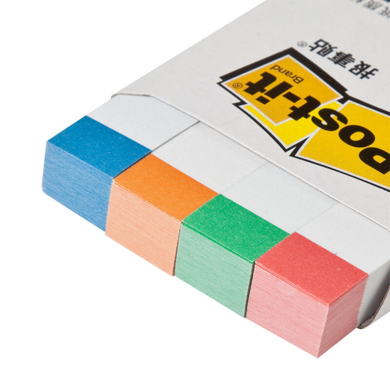 3M（Post-it） 550R 報事貼/指示標簽/分頁標簽 14×75mm 100張*4色/包_http://lucerna.cn/img/images/C201902/1551164921458.jpg