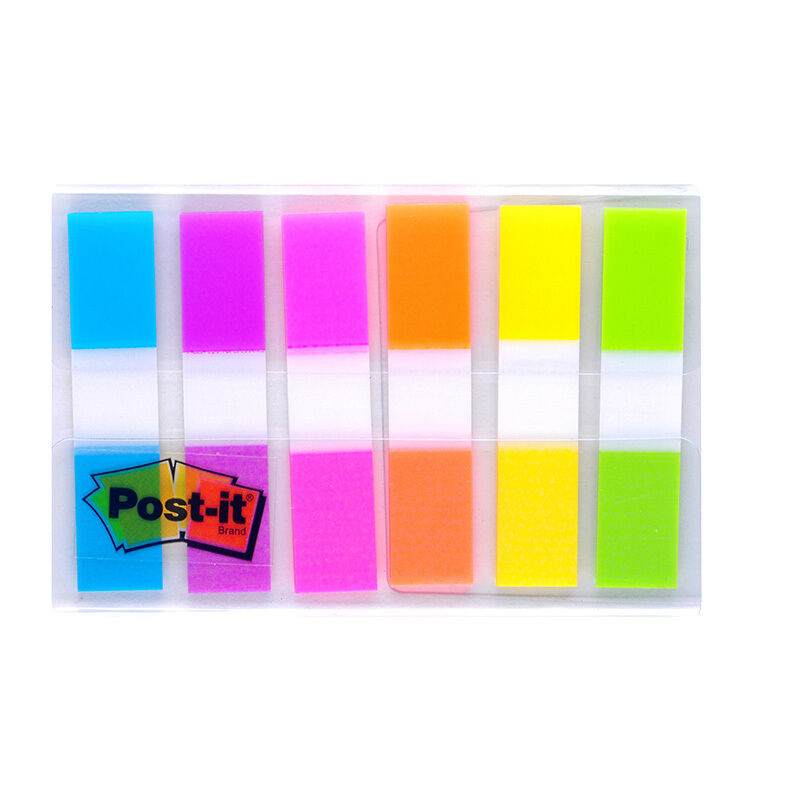3M（Post-it） 683-9CF 透明抽取式指示標(biāo)簽 12*44mm 10張*9色/包_http://lucerna.cn/img/images/C201902/1551167452736.jpg
