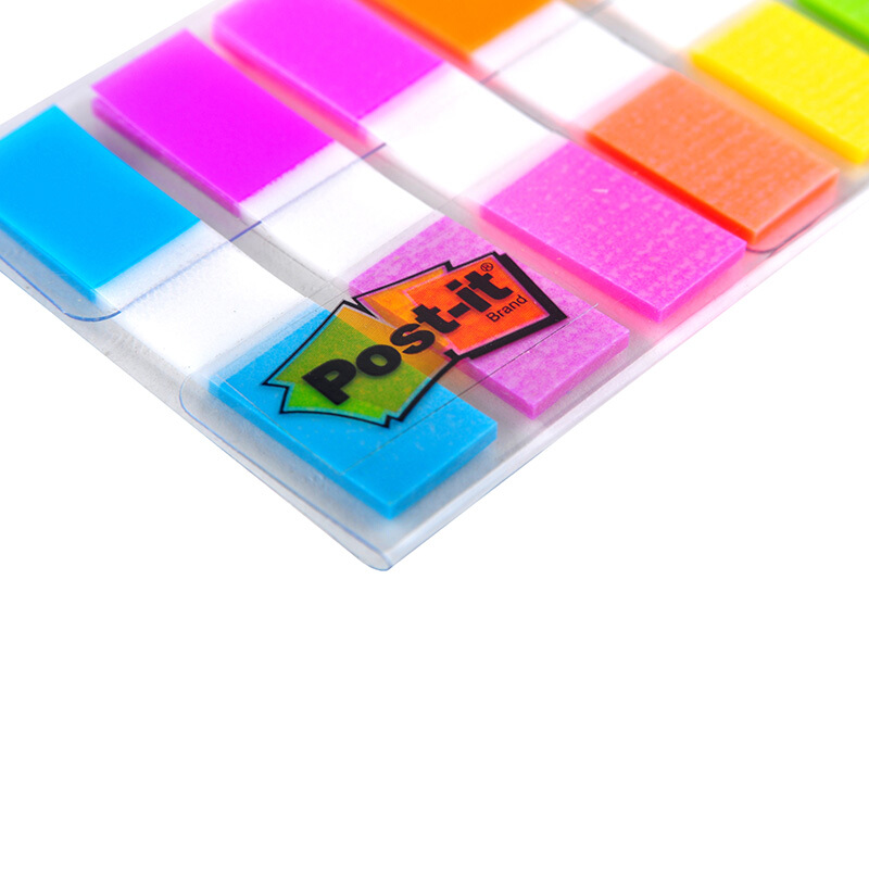 3M（Post-it） 683-9CF 透明抽取式指示標(biāo)簽 12*44mm 10張*9色/包_http://lucerna.cn/img/images/C201902/1551167452746.jpg