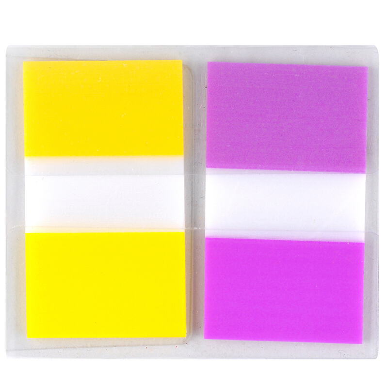 3M（Post-it） 680-2PK-3 透明指示標(biāo)簽/報(bào)事貼 黃紫 20張*2色/包_http://lucerna.cn/img/images/C201902/1551172579035.jpg
