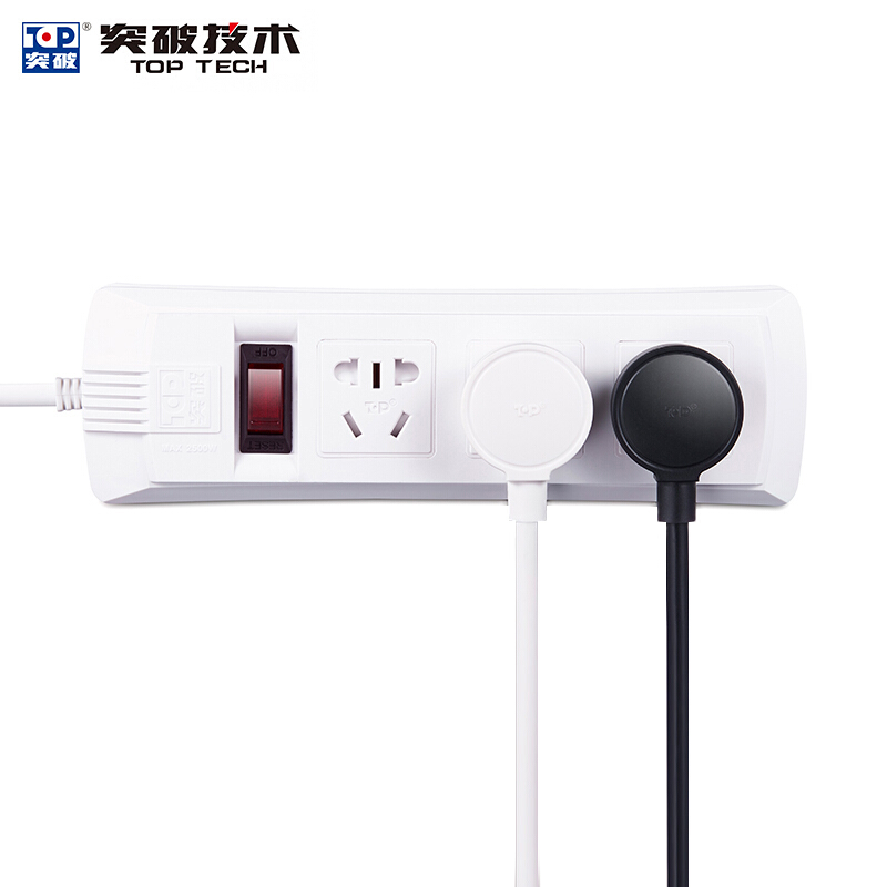 突破（TOP） 新國標電源插座/插線板/排插/接線板(三位總控1.8米)_http://lucerna.cn/img/images/C201902/1551249920832.jpg