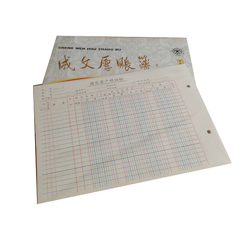 成文厚 528-1 固定資產(chǎn)明細(xì)賬賬頁(yè) 16K 100頁(yè)/包