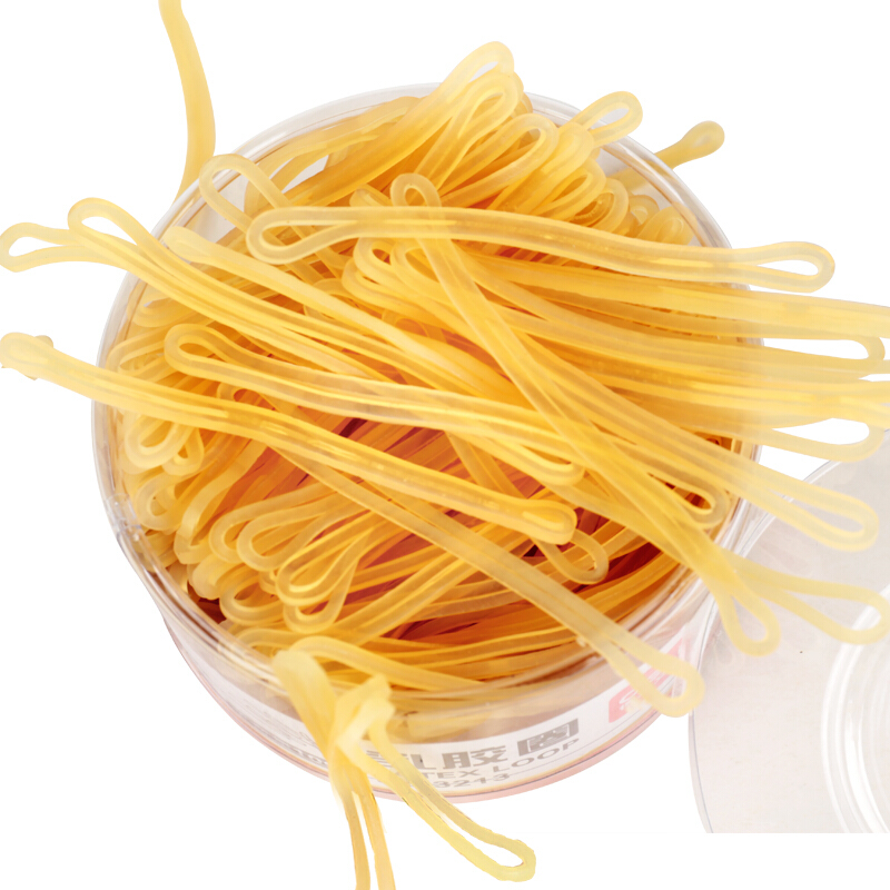 得力（deli） 3213 強韌性乳膠圈 橡皮筋 筒裝100g_http://lucerna.cn/img/images/C201903/1551687787341.jpg