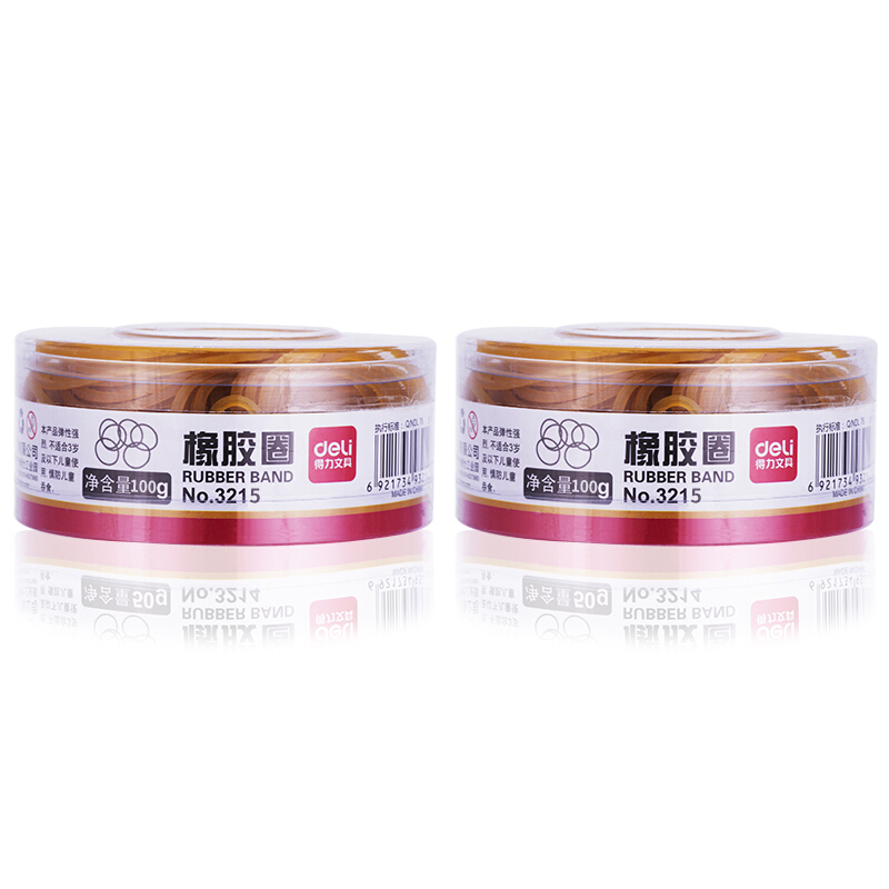得力（deli） 3215 橡皮筋 乳膠圈  筒裝  100g_http://lucerna.cn/img/images/C201903/1551688338597.jpg