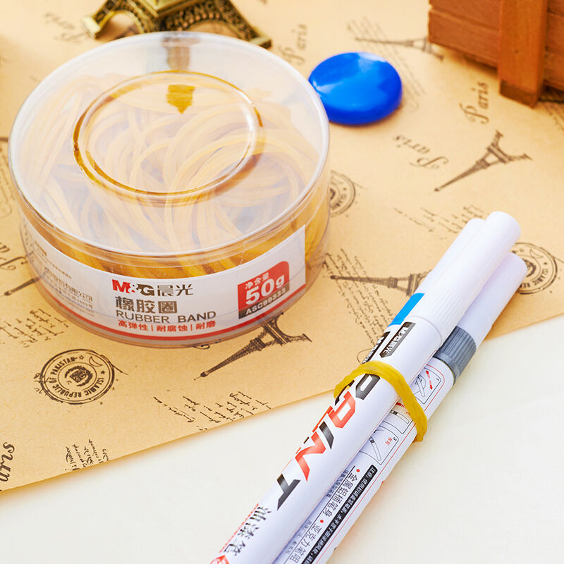 晨光（M&G） ASC99333  辦公橡皮圈 橡膠圈 乳膠圈 皮筋 筒裝 50g _http://lucerna.cn/img/images/C201903/1551689226049.jpg