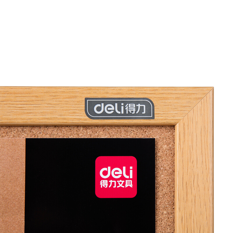 得力（deli） 8764 90*60cm軟木板/留言板/照片墻（木邊框、針插留言） _http://lucerna.cn/img/images/C201903/1551851188667.jpg