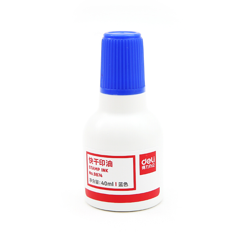 得力（deli） 9874  原子快干印油 印泥 40ml(藍(lán)色)_http://lucerna.cn/img/images/C201903/1552008156341.jpg
