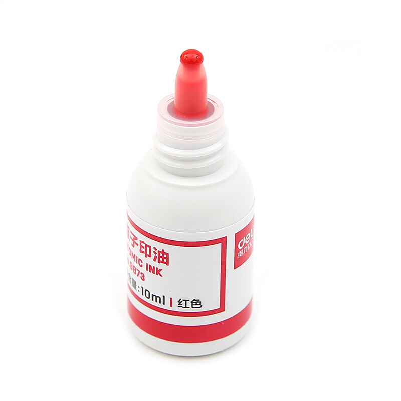 得力（deli） 9873 原子快干印油 印泥 10ml(紅色)_http://lucerna.cn/img/images/C201903/1552008400000.jpg