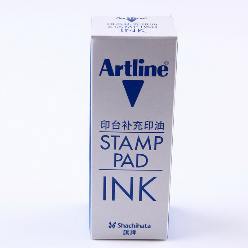 旗牌（Artline） 雅麗ESA-2N 辦公印臺(tái)補(bǔ)充印油50ml(藍(lán)色)_http://lucerna.cn/img/images/C201903/1552013074402.jpg