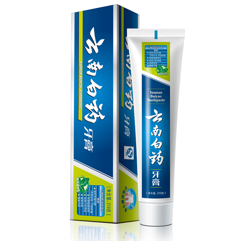 云南白藥 牙膏 210g （留蘭香型）_http://lucerna.cn/img/images/C201903/1552035859510.jpg
