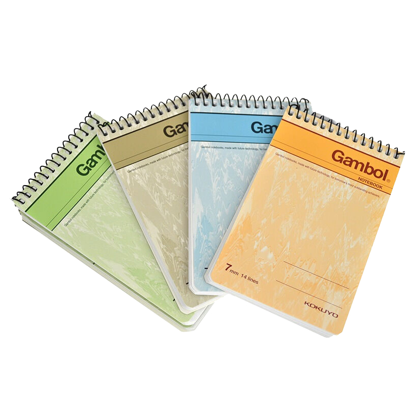 渡邊（Gambol） SA7506 螺旋豎翻筆記本 A7/50頁 24本/包 (包)_http://lucerna.cn/img/images/C201903/1552284283406.jpg