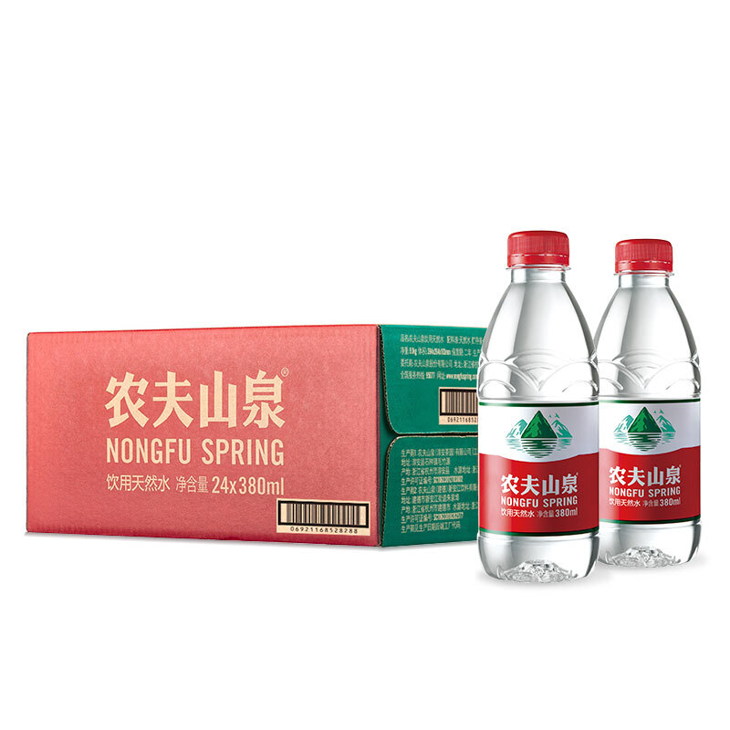 農(nóng)夫山泉（NONGFU SPRING） 380ml  飲用天然水 1*24瓶 整箱_http://lucerna.cn/img/images/C201903/1552381569684.jpg