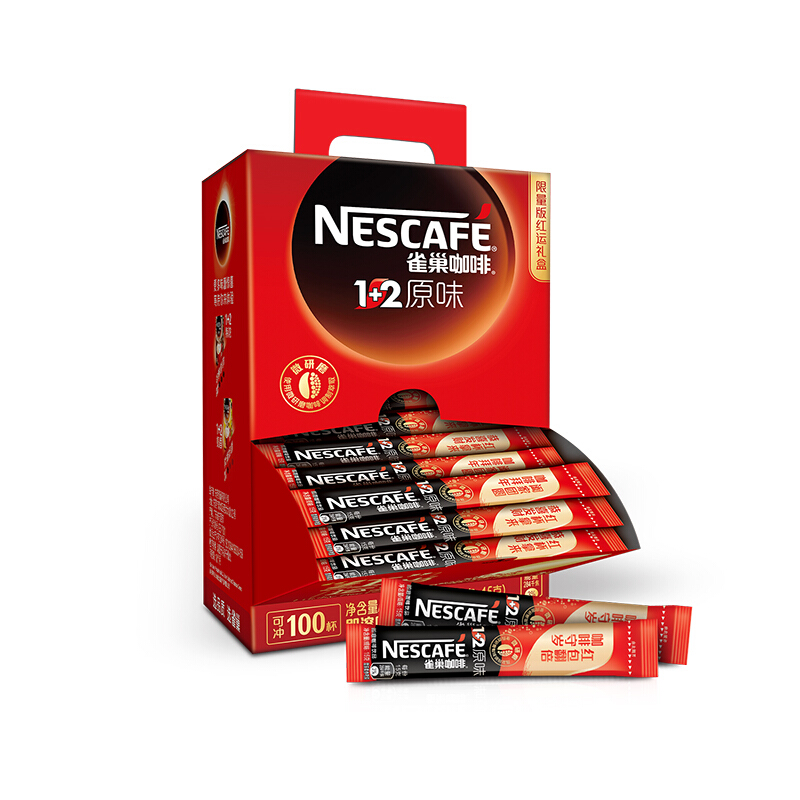 雀巢（Nestle） 咖啡1+2原味速溶咖啡飲品100條1500g_http://lucerna.cn/img/images/C201903/1552456060774.jpg