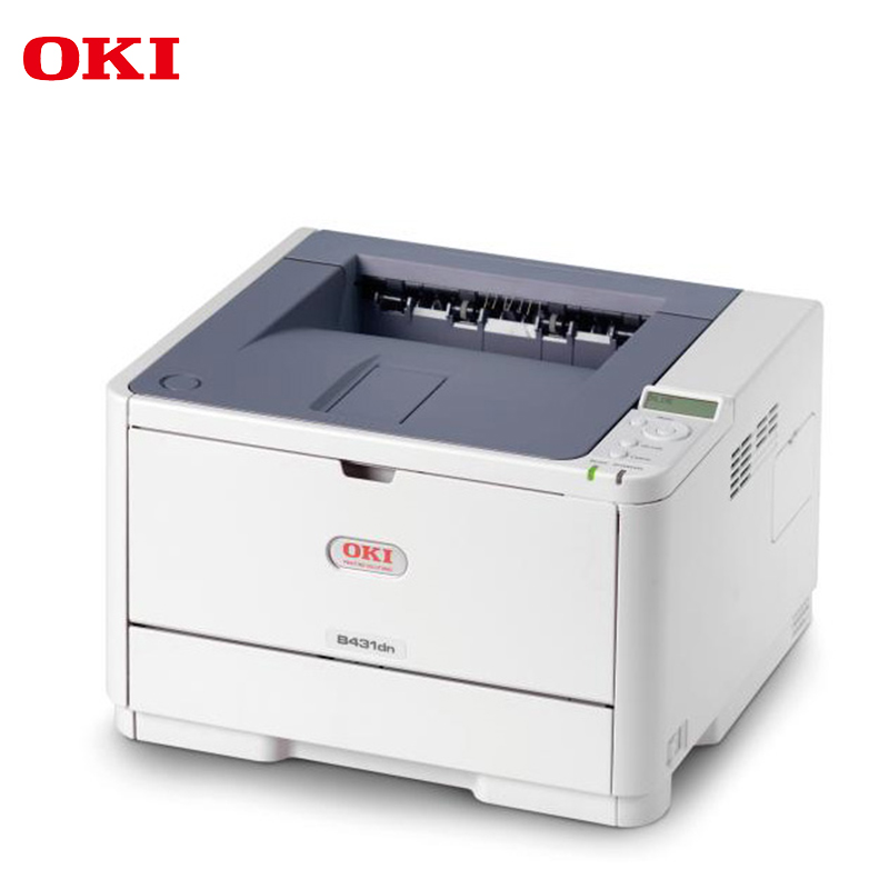 OKI B412DN 黑白LED 激光打印機(jī) A4辦公殯儀館打印長紙 挽聯(lián) 膠片不干膠雙面打印