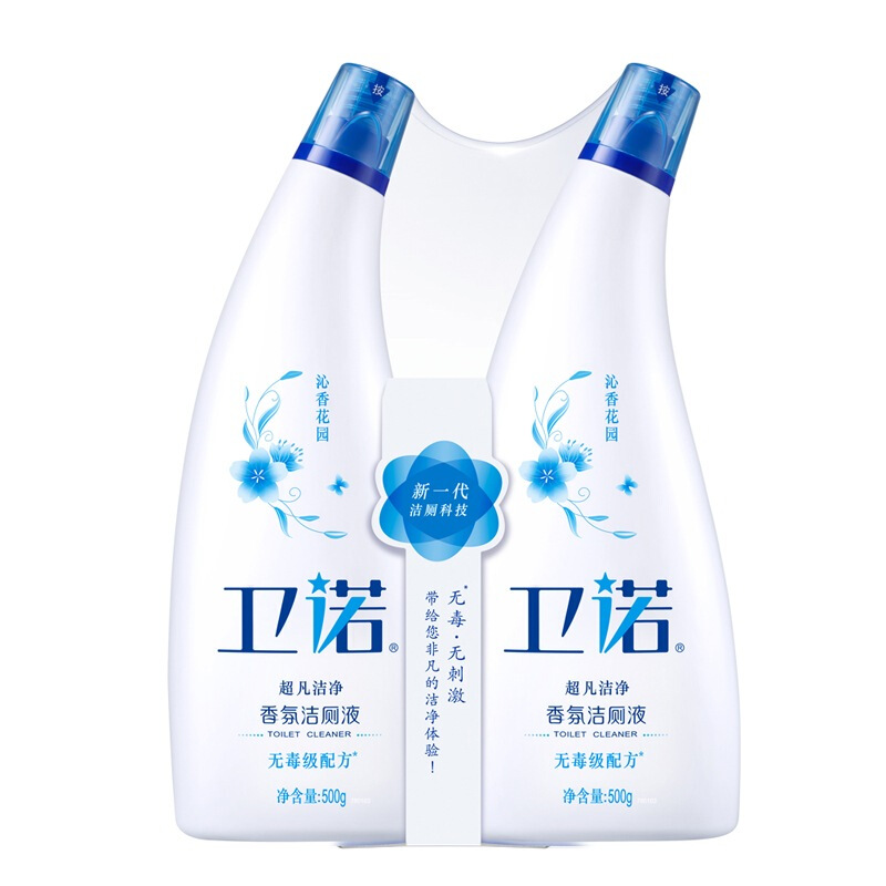 藍月亮2瓶衛(wèi)諾沁香花園香氛潔廁液500g