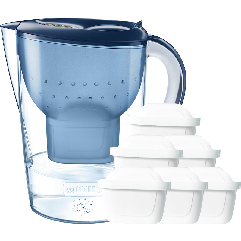 碧然德(BRITA)濾水壺 Marella藍(lán)色3.5L 1壺6芯_http://lucerna.cn/img/images/C201907/1562922637470.jpg