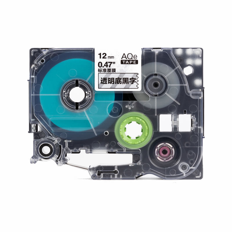 愛墨 AQe-111（6mm）標準覆膜標簽打印機色帶 紅底黑字_http://lucerna.cn/img/images/C201907/1564102918919.jpg