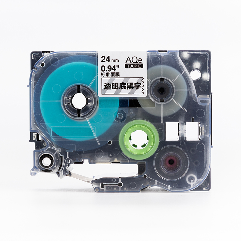 愛墨 AQe-111（6mm）標準覆膜標簽打印機色帶 紅底黑字_http://lucerna.cn/img/images/C201907/1564102919005.jpg