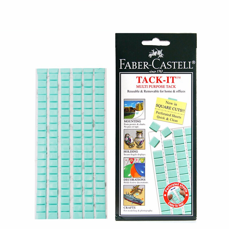 輝柏嘉（Faber-Castell) 粘土免釘藍(lán)白雙面膠泥寶貼無痕膠照片墻膠黏土模型工具膠 藍(lán)色款75克_http://lucerna.cn/img/images/C201910/1571206925228.jpg