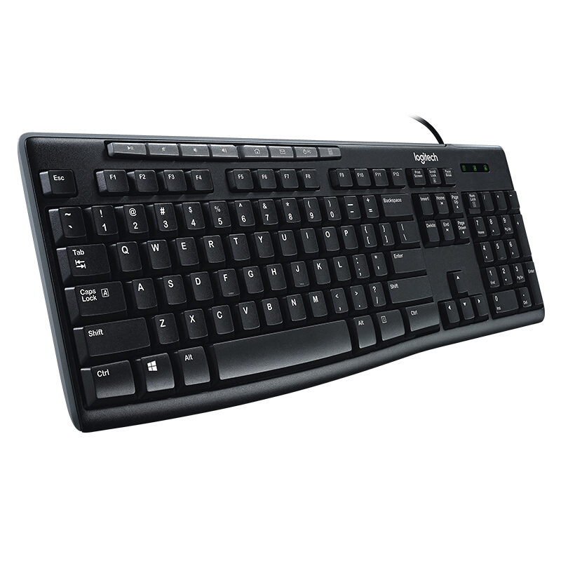 羅技（Logitech）K200 鍵盤 有線鍵盤 辦公鍵盤 全尺寸 黑色_http://lucerna.cn/img/images/C201910/1572506200442.jpg