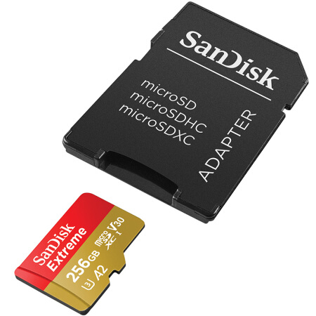 閃迪（SanDisk） 256GB TF存儲(chǔ)卡 讀速160MB/s 寫速90MB/S U3 C10 V30 4K至尊超極速版_http://lucerna.cn/img/images/C201911/1575000056931.jpg