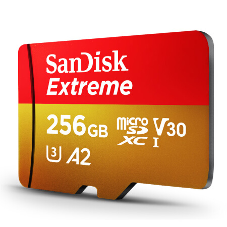 閃迪（SanDisk） 256GB TF存儲(chǔ)卡 讀速160MB/s 寫速90MB/S U3 C10 V30 4K至尊超極速版_http://lucerna.cn/img/images/C201911/1575000057455.jpg