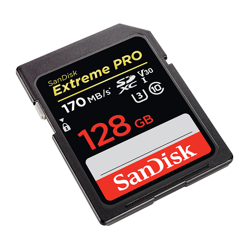 閃迪(SanDisk) 128GB SD存儲卡 讀速170MB/s U3 C10 V30 4K至尊超極速版_http://lucerna.cn/img/images/C202007/1594279423232.jpg