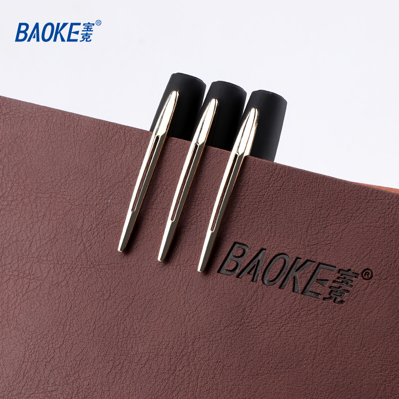 寶克（BAOKE）大容量黑色中性筆 磨砂桿簽字筆PC1838/12支裝(0.7mm)_http://lucerna.cn/img/images/C202007/1594348706978.jpg