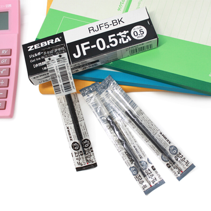 斑馬（ZEBRA）0.5mm按動(dòng)中性筆替芯RJF5-BK/10支裝(黑色筆芯)_http://lucerna.cn/img/images/C202007/1594368412160.jpg
