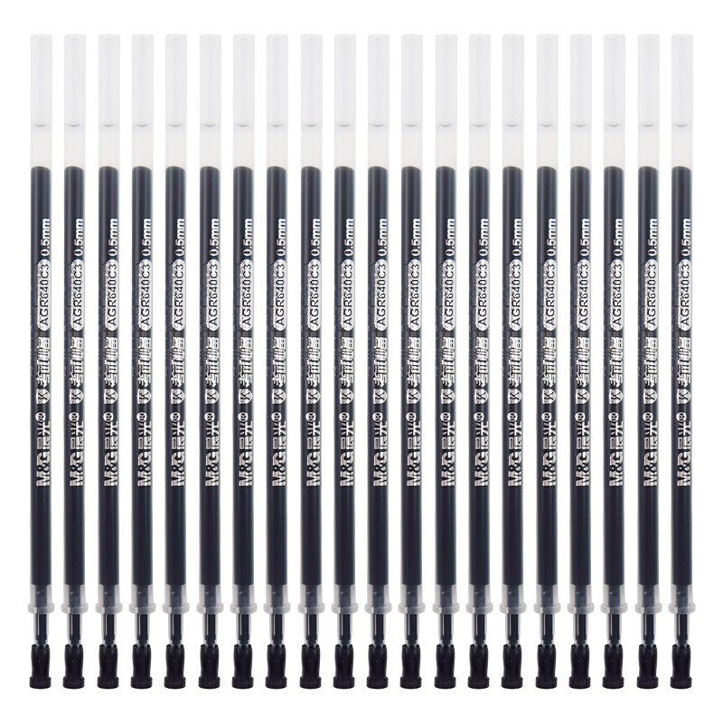 晨光（M&G）0.5mm全針管簽字筆替芯AGR640C3/20支裝(黑色)_http://lucerna.cn/img/images/C202007/1594779911160.jpg