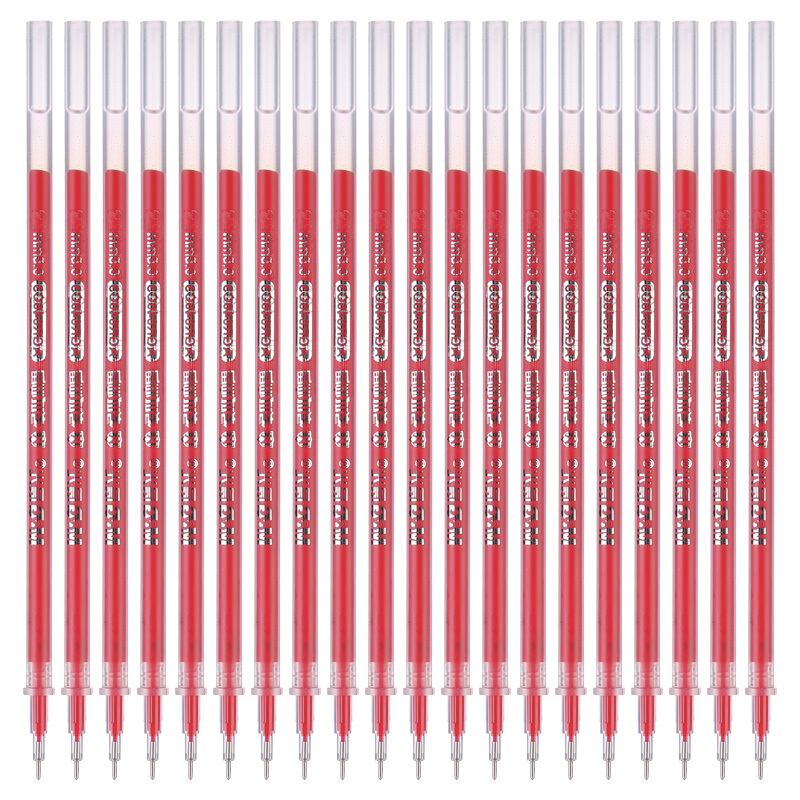 晨光（M&G）0.5mm全針管簽字筆替芯AGR640C3/20支裝(紅色)_http://lucerna.cn/img/images/C202007/1594780233881.jpg