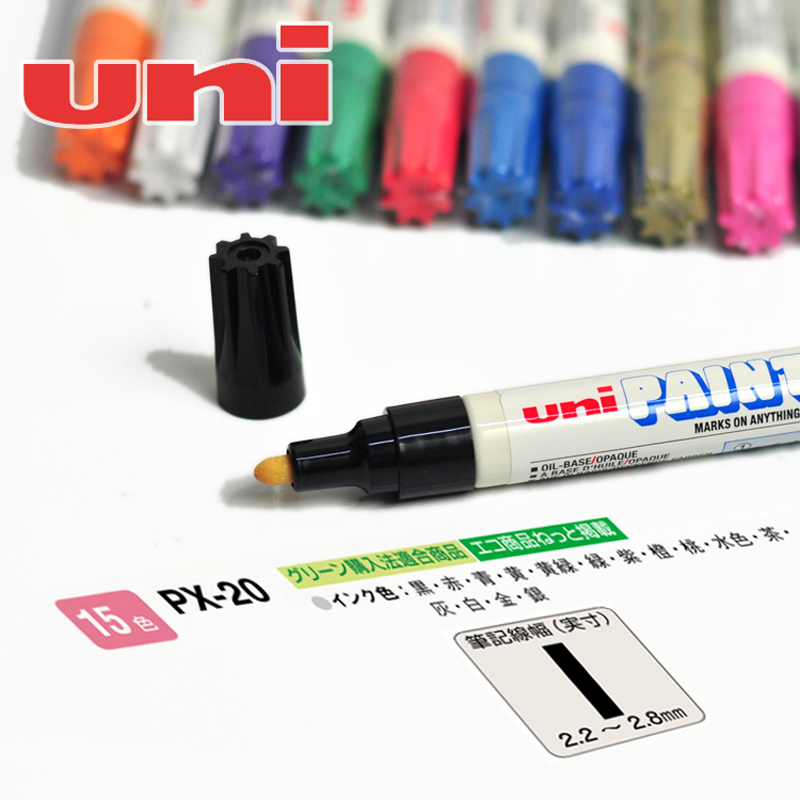三菱（uni） PX-20 中字油漆筆 2.0mm 1支裝（銀色）_http://lucerna.cn/img/images/C202008/1598333946925.jpg