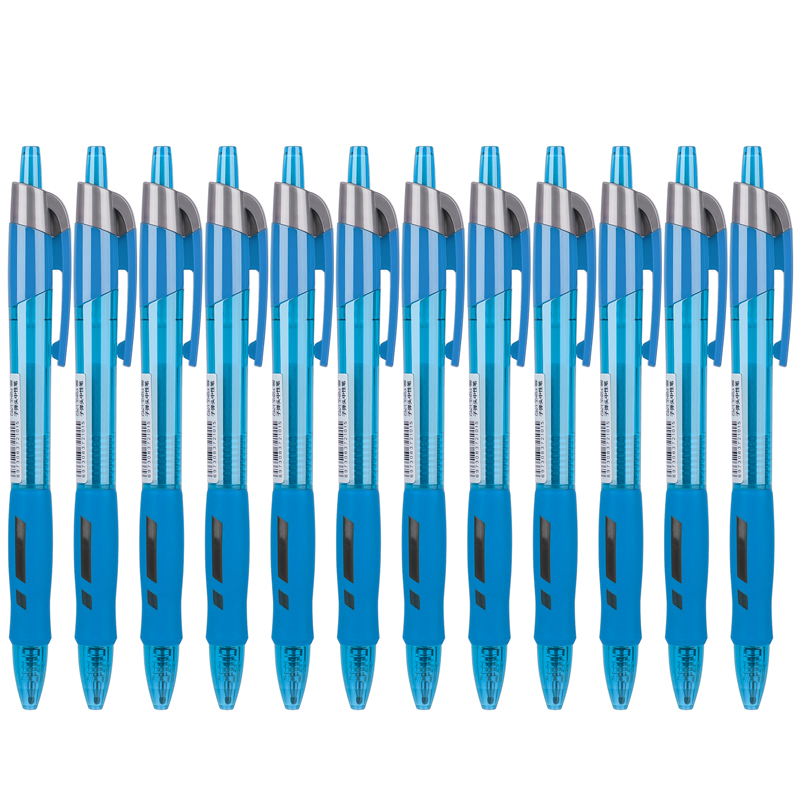 得力（deli）S08 按動(dòng)子彈頭中性筆 藍(lán)色簽字筆 0.5mm 12支/盒_http://lucerna.cn/img/images/C202009/1599199216041.jpg