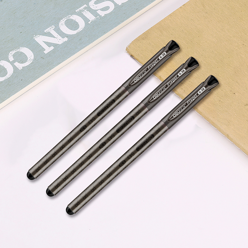 得力（deli）S43 財(cái)務(wù)專用中性筆 黑色簽字筆 0.38mm 12支盒_http://lucerna.cn/img/images/C202009/1599443882367.jpg