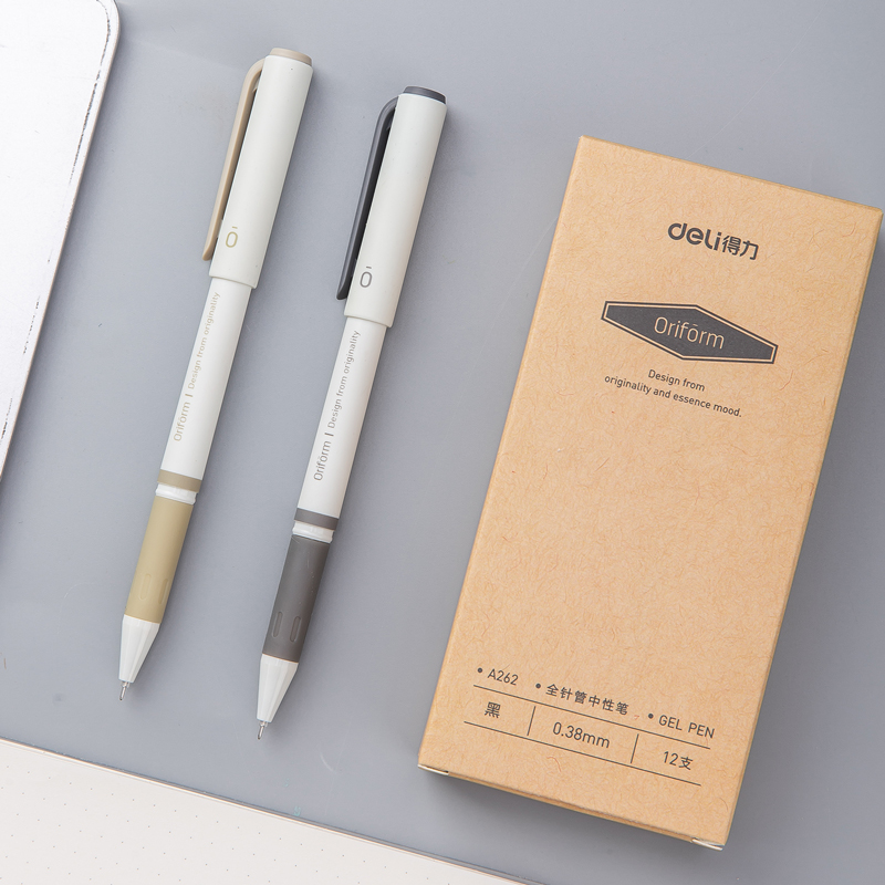 得力（deli）A262 零系中性筆 黑色簽字筆 0.38mm 12支/盒_http://lucerna.cn/img/images/C202009/1599449462208.jpg