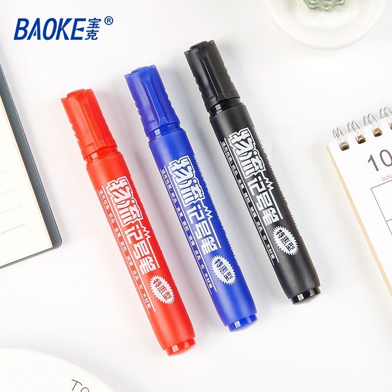 寶克（BAOKE） MP-291 油性快干物流記號(hào)筆 黑色 12支/盒_http://lucerna.cn/img/images/C202009/1599724030692.jpg