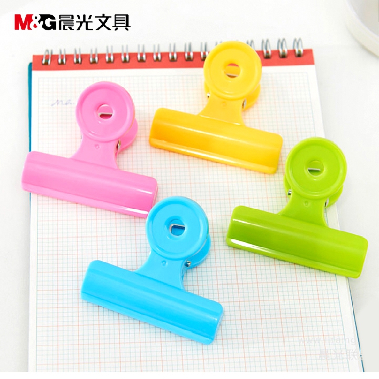 晨光（M&G） ABS92751 彩色塑膠票夾票據(jù)夾 64mm 5只袋 _http://lucerna.cn/img/images/C202009/1600147313349.jpg