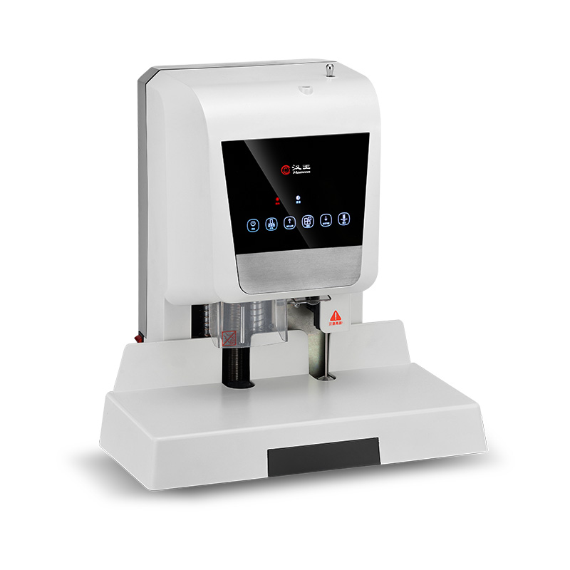 漢王（Hanvon）HW-6610AF自動(dòng)會(huì)計(jì)財(cái)務(wù)憑證裝訂機(jī) 熱熔鉚管裝訂機(jī)激光定位電動(dòng)檔案文件打孔機(jī)