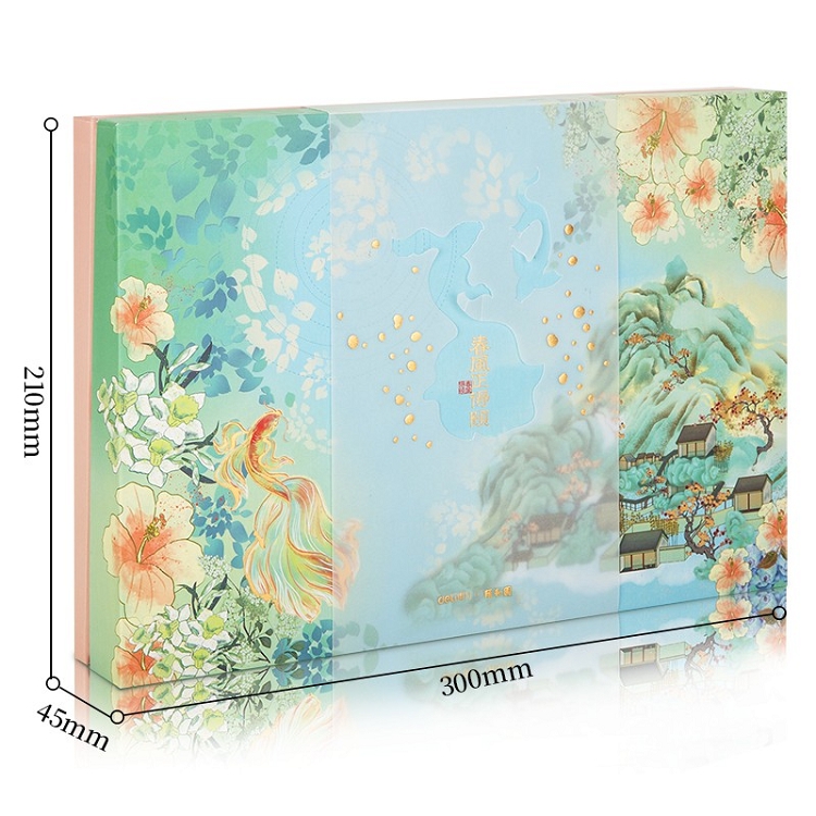 得力(deli) 頤和園聯(lián)名 春風(fēng)正得頤手賬本11件文具禮盒套裝 SZ627_http://lucerna.cn/img/images/C202103/1615963283984.jpg