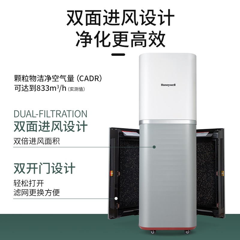 霍尼韋爾（Honeywell） KJ810G93W空氣凈化器 商務(wù)辦公除甲醛 大空間除霧霾凈化器遙控款_http://lucerna.cn/img/images/C202204/1648864513259.jpg