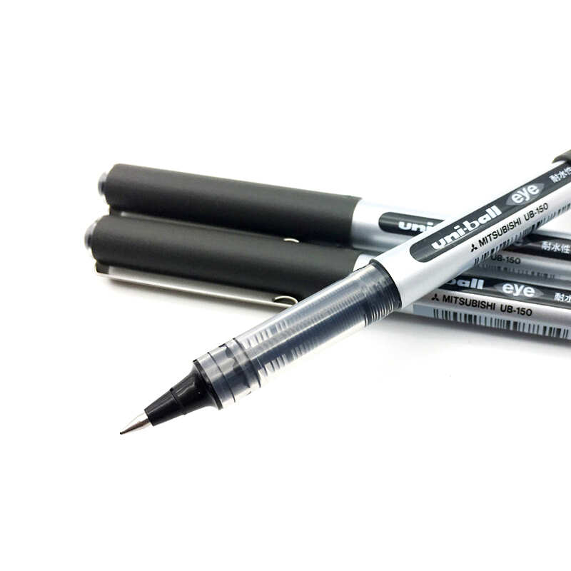 三菱（uni）UB-150（可透視）中性筆 簽字筆0.5mm 10支/盒 (黑色) _http://lucerna.cn/img/sp/100/2be28575-31a6-4589-ad13-83ffe9047c0c.jpg