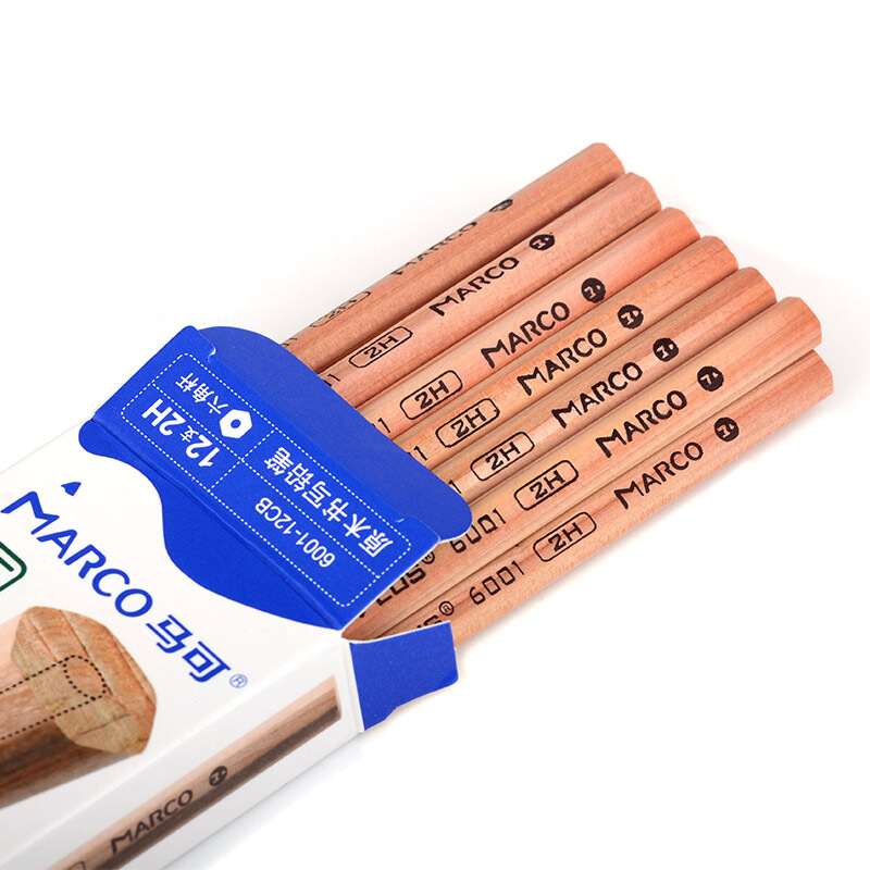 馬可（Marco） 6001-12CB 書寫鉛筆 原木色六角桿（2H）_http://lucerna.cn/img/sp/102/1f2d07a0-85dd-4b2a-8d02-0bda58e446bf.jpg