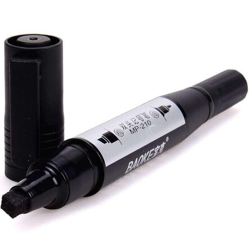寶克（BAOKE） MP-210 油性大雙頭記號筆 12支/盒（黑色）_http://lucerna.cn/img/sp/104/4a9aa616-1684-472a-9112-ef9a112179c8.jpg