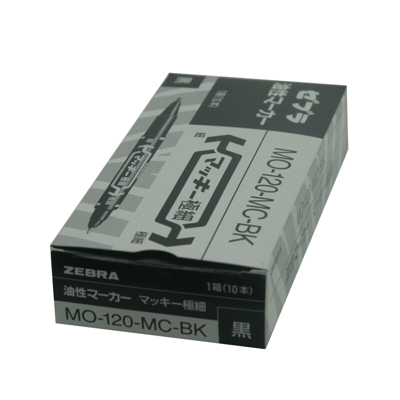 斑馬（ZEBRA） MO-120-MC-BK 小雙頭記號(hào)筆 單支裝（黑色）_http://lucerna.cn/img/sp/104/abef02b4-80a9-4091-81a8-6034688b39be.jpg