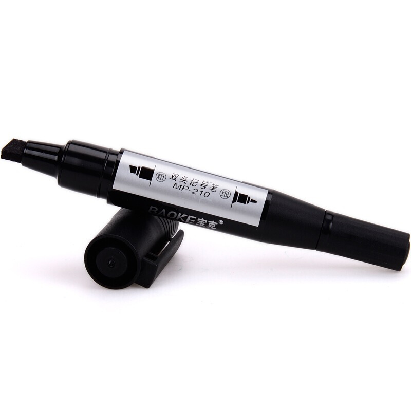 寶克（BAOKE） MP-210 油性大雙頭記號筆 12支/盒（黑色）_http://lucerna.cn/img/sp/104/c8d543d2-e69f-4016-ae82-347c61b2fd43.jpg