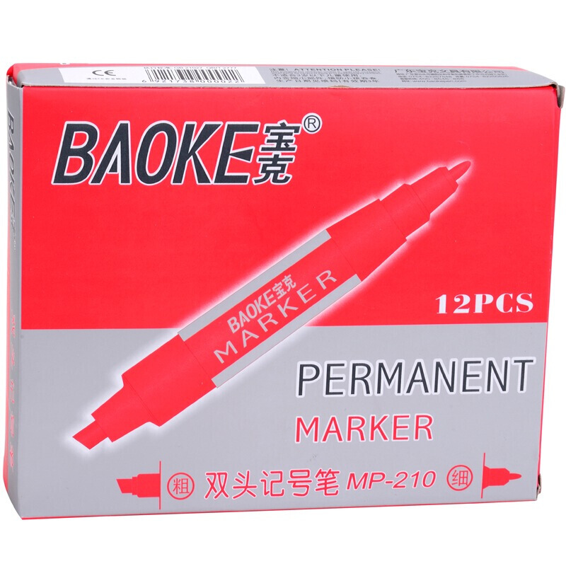 寶克（BAOKE） MP-210 油性大雙頭記號筆 12支/盒（紅色）_http://lucerna.cn/img/sp/104/ff05cf59-cc49-417c-8170-9b67ec9a46e9.jpg