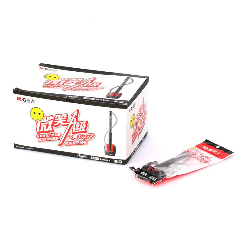 晨光（M&G） AGPA4101 陶瓷球珠臺筆微笑服務 黑0.5_http://lucerna.cn/img/sp/107/814bec59-815b-440e-a70d-15ed6149c3d7.jpg