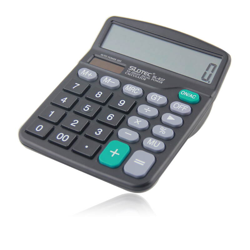 世龍達(dá)（（SLDTEC）） SL-837 大顯示屏雙重電源辦公計(jì)算器